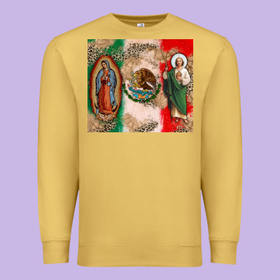 Virgin Mary And San Judas Premium Sweatshirt Designed By Cts Tumbler Store