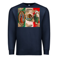 Navy Virgin Mary and San Judas Premium Sweatshirt - CTS Tumbler Store