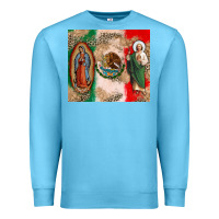 Ocean Blue Virgin Mary and San Judas Premium Sweatshirt - CTS Tumbler Store