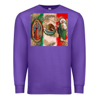 Purple Virgin Mary and San Judas Premium Sweatshirt - CTS Tumbler Store