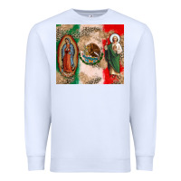 White Virgin Mary and San Judas Premium Sweatshirt - CTS Tumbler Store