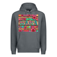 Rock mama with tie dye and flowers Premium Hoodie - Artiststas