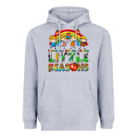 Heather Grey i love my job for all the little reasons Heavyweight Hoodie - texasbilliewilder