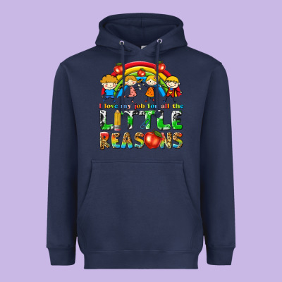 I Love My Job For All The Little Reasons Heavyweight Hoodie Designed By Texasbilliewilder