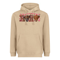 Mushroom xoxo highland cows Heavyweight Hoodie - RanaPortraitStore