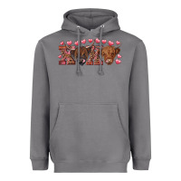 Storm xoxo highland cows Heavyweight Hoodie - RanaPortraitStore