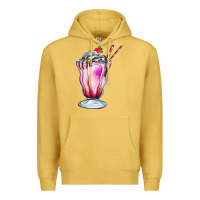 Antique Gold milkshake Premium Hoodie - AdoDesignShop