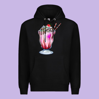 Milkshake Premium Hoodie Designed By Adodesignshop
