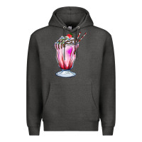 Charcoal Heather milkshake Premium Hoodie - AdoDesignShop