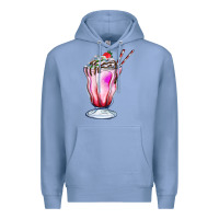 Colony Blue milkshake Premium Hoodie - AdoDesignShop
