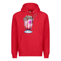 Red milkshake Premium Hoodie - AdoDesignShop