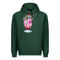 Sports Green milkshake Premium Hoodie - AdoDesignShop