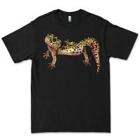 Black Gecko Lizard Illustrations Premium Tee - LillyAllenDesigns