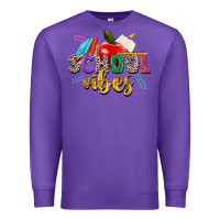 Purple school vibes Premium Sweatshirt - Zillion Design Studio