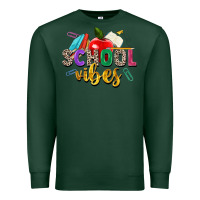 Sports Green school vibes Premium Sweatshirt - Zillion Design Studio