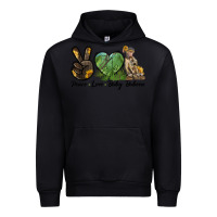 Black Peace Love Baby Baboon Urban Hoodie - LillyAllenDesigns