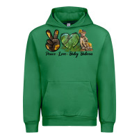 Emerald Peace Love Baby Baboon Urban Hoodie - LillyAllenDesigns