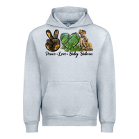Heather Grey Peace Love Baby Baboon Urban Hoodie - LillyAllenDesigns