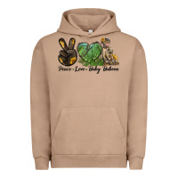 Pigment Burro Peace Love Baby Baboon Urban Hoodie - LillyAllenDesigns