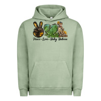 Pigment Oil Green Peace Love Baby Baboon Urban Hoodie - LillyAllenDesigns