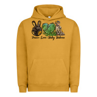 Pigment Peanut Butter Peace Love Baby Baboon Urban Hoodie - LillyAllenDesigns