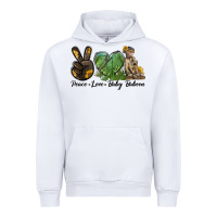 White Peace Love Baby Baboon Urban Hoodie - LillyAllenDesigns