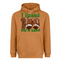 Meerkat i tackled 100 days of school football Heavyweight Hoodie - texasbilliewilder
