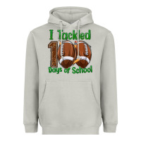 Moon Dust i tackled 100 days of school football Heavyweight Hoodie - texasbilliewilder