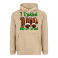 Mushroom i tackled 100 days of school football Heavyweight Hoodie - texasbilliewilder