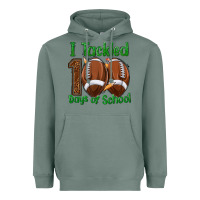 Sage i tackled 100 days of school football Heavyweight Hoodie - texasbilliewilder