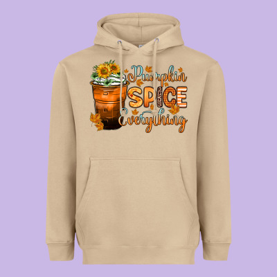 Pumpkin Spice Everything Heavyweight Hoodie Designed By Zillion Design Studio