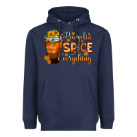 Navy pumpkin spice everything Heavyweight Hoodie - Zillion Design Studio