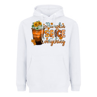 White pumpkin spice everything Heavyweight Hoodie - Zillion Design Studio