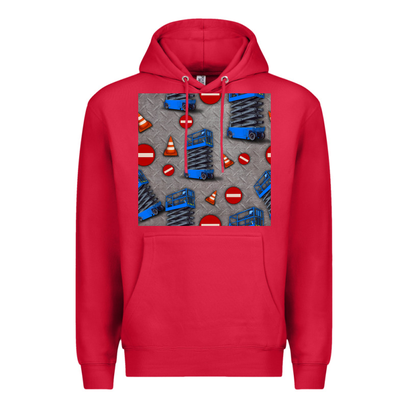 Scissor Lift Seamless Pattern Premium Hoodie by BundleAndBundleShop | Teevron