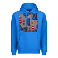 True Royal scissor lift seamless pattern Premium Hoodie - BundleAndBundleShop