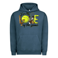 Pigment Midnight Navy for the love of the game tennis Urban Hoodie - BarkalooDesign