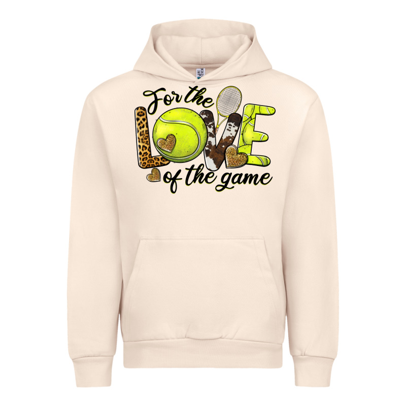 For The Love Of The Game Tennis Urban Hoodie by BarkalooDesign | Teevron