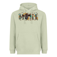 Matcha western mini black highland calf Heavyweight Hoodie - RanaPortraitStore