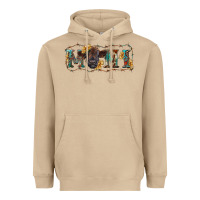 Mushroom western mini black highland calf Heavyweight Hoodie - RanaPortraitStore