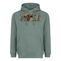 Sage western mini black highland calf Heavyweight Hoodie - RanaPortraitStore