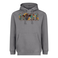 Storm western mini black highland calf Heavyweight Hoodie - RanaPortraitStore