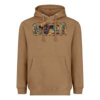Toasted Coconut western mini black highland calf Heavyweight Hoodie - RanaPortraitStore