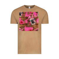Vintage Camel easter heifer with bunny ears seamless pattern Vintage Tee - Artiststas