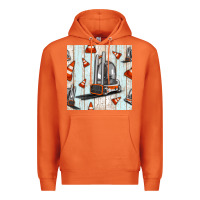 Carrot forklift seamless pattern Premium Hoodie - BundleAndBundleShop