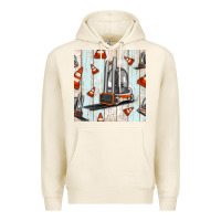 Tofu forklift seamless pattern Premium Hoodie - BundleAndBundleShop