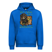 Cobalt life is better with a dachshund Urban Hoodie - BarkalooDesign