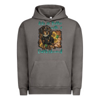 Pigment Tornado life is better with a dachshund Urban Hoodie - BarkalooDesign