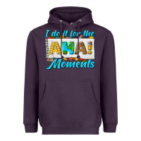 Plum i do it for the aha moments Heavyweight Hoodie - texasbilliewilder