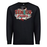 Black senior 2023 mom Premium Sweatshirt - Zillion Design Studio