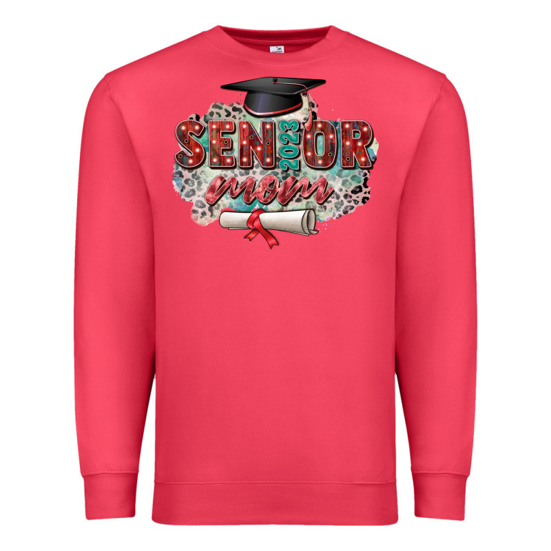 Senior 2023 Mom Premium Sweatshirt by Zillion Design Studio | Teevron